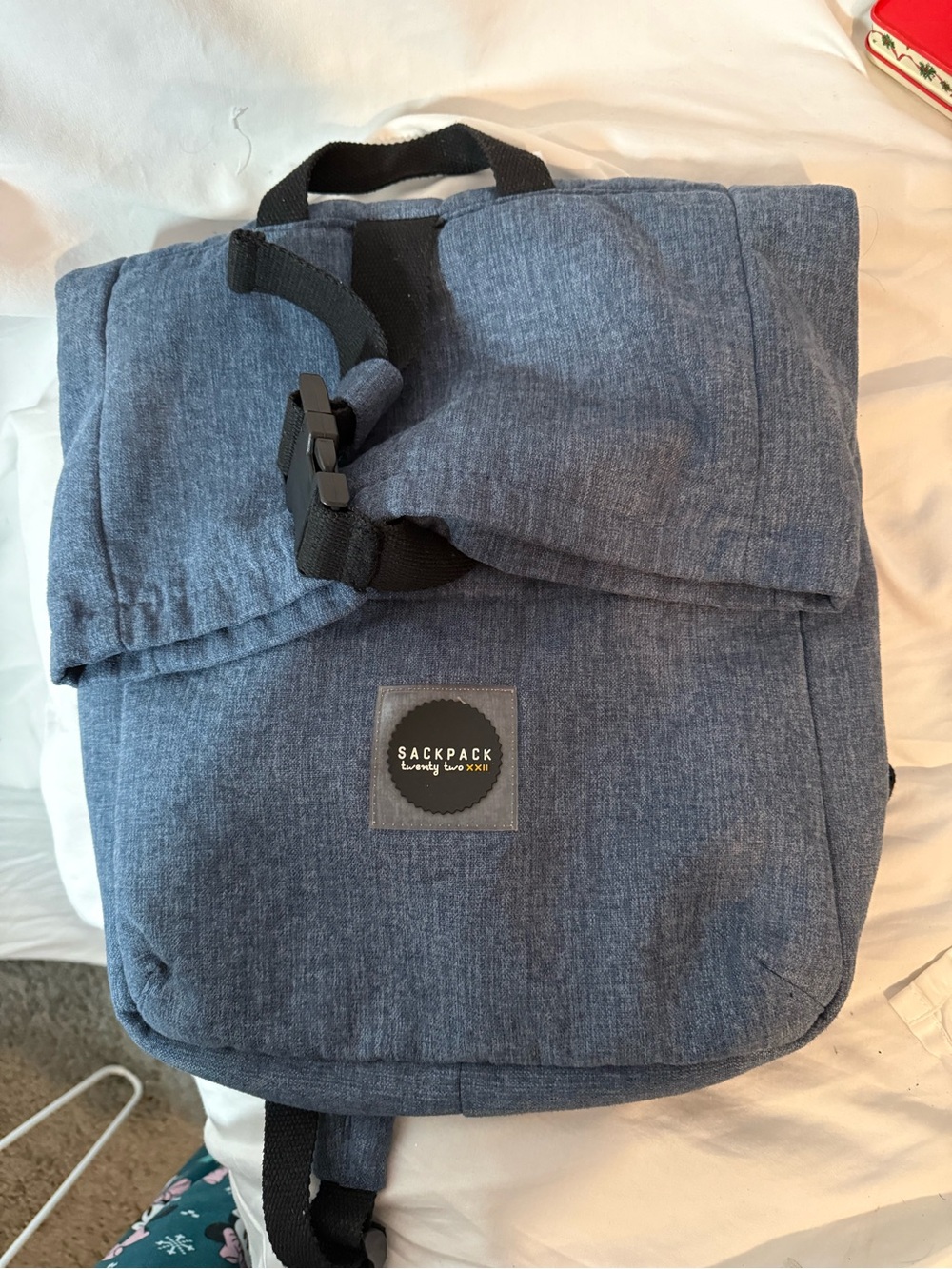 Sackpack Twenty Two XXII Blue Gray Backpack Laptop Bag